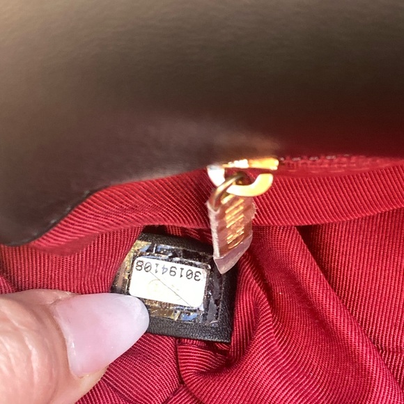 🖤 Rare Sherpa/ shearling authentic CHANEL 19 chain large bag / purse 🖤 - Picture 7 of 17